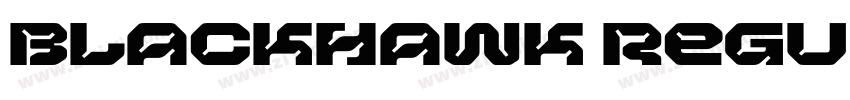 BlackHawk Regular字体转换